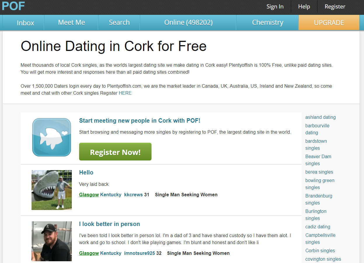 100 free dating in ireland