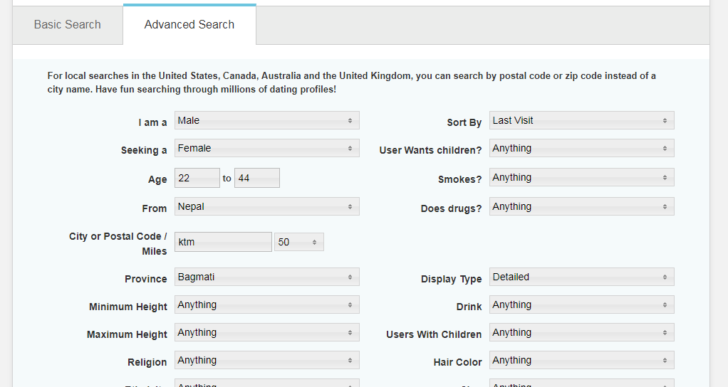 How To Change Search Settings on a Plenty of Fish